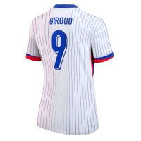 Camiseta Francia Olivier Giroud #9 Visitante Equipación para mujer Eurocopa 2024 manga corta